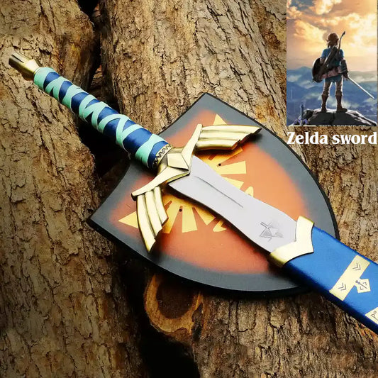 Legend of Zelda Master Sword Replica with Scabbard – Breath of the Wild Edition