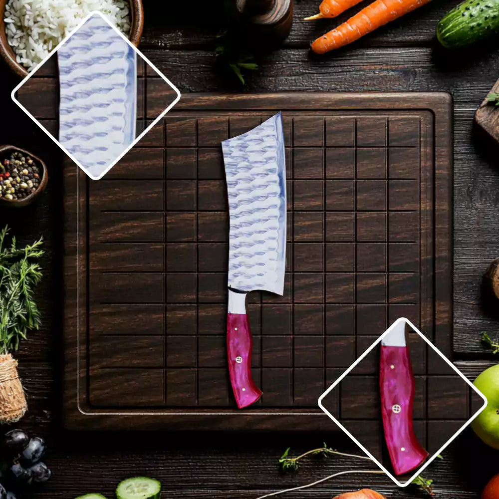 7 PCS Damascus Kitchen Knife Set