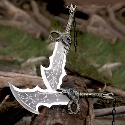 Blades of Chaos Replica – Twin Kratos Blades (Fantasy Display Set)